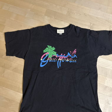 GUCCI black T-shirt with print