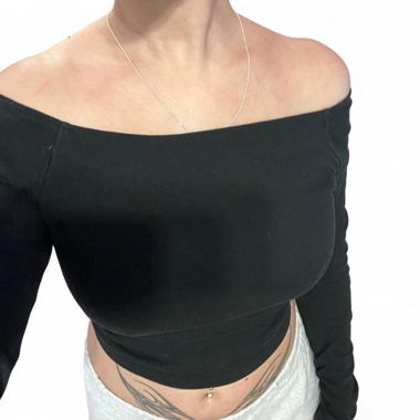 Top Corto Hollister Spalle Scoperte