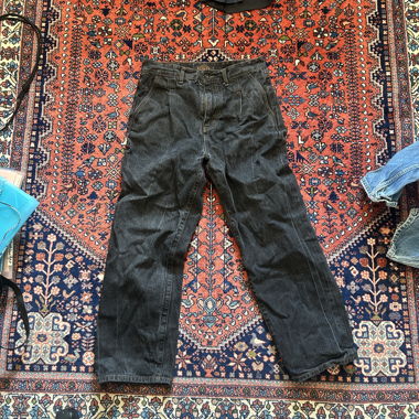 Jeans neri dritti