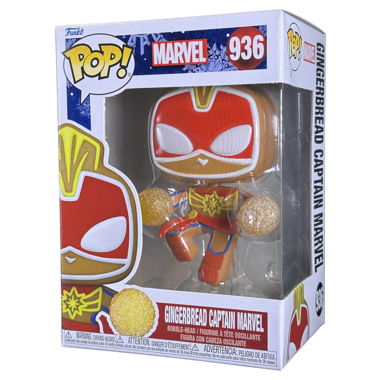 Funko Pop Marvel Gingerbread Captain Marvel 936