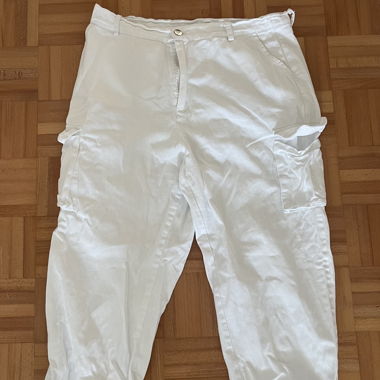 Weisse Y2K Hose
