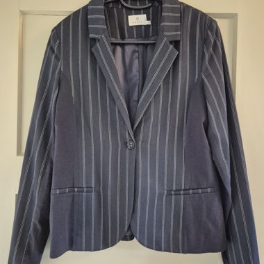 Gestreifter KAFFE Blazer Grösse 38