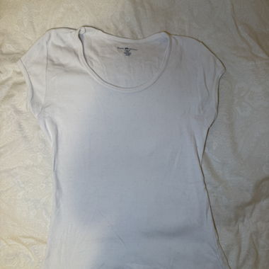 T-shirt bianco girocollo