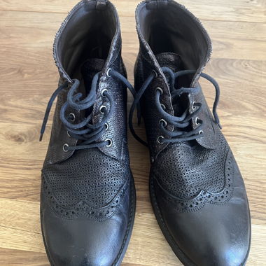 Bottines en cuir noires Gr. 42 J/P David