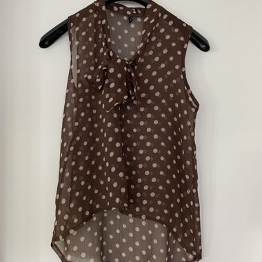 Transparente Bluse