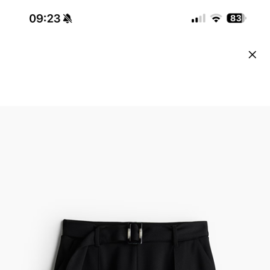 Stoff Shorts