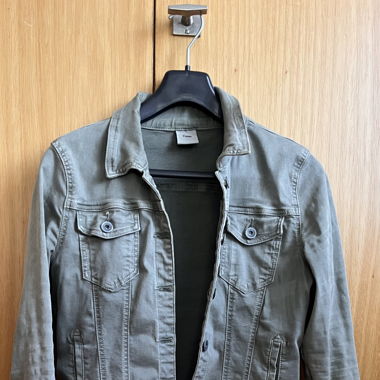 Veste courte en denim