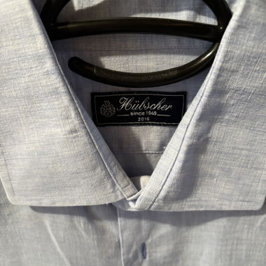 Camicia da uomo azzurro chiaro