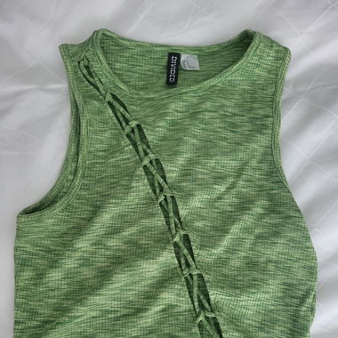 Grüner crop top