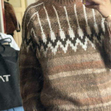 Patterned Wool Sweater
