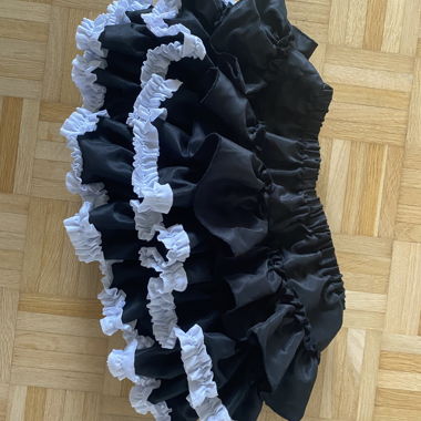 Black Ruffle Skirt