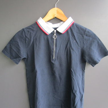Polo con zip
