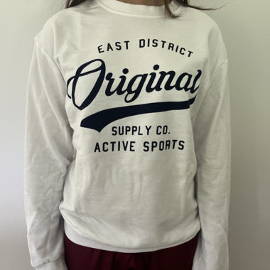 Sweatshirt H&M blanc