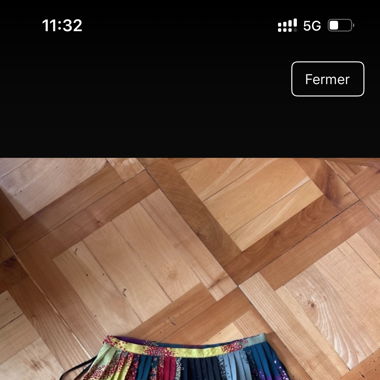 Jupe colorée