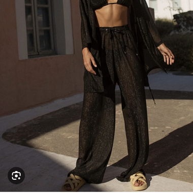 Beach sparkly pants