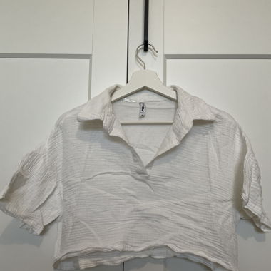 Crop top bianco