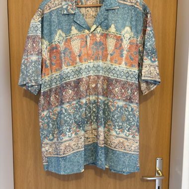 Camicia Zara a fantasia manica corta