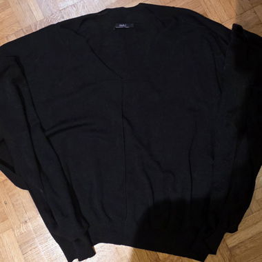 Poncho nero chic e cosy