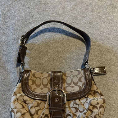 vintage Coach Soho Schultertasche medium size