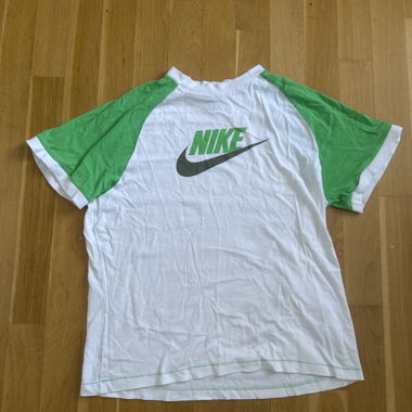 T-shirt Nike bianco/verde