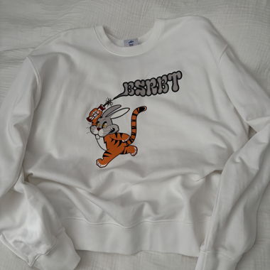 Bsrabbit Hoodie weiss Gr. L