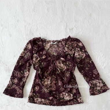 Japanese Purple Lace Long Sleeve (S/M)