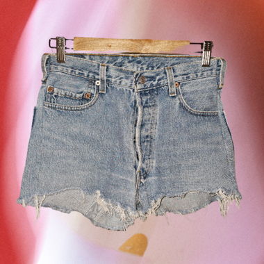 Short Denim Levi's Taille Haute