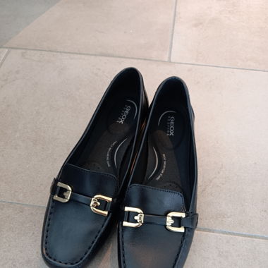 Geox Leder Mokassins / Loafers Grösse 40