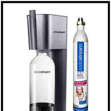 SodaClub Black Metall 1Flasche Gas leer SodaStream