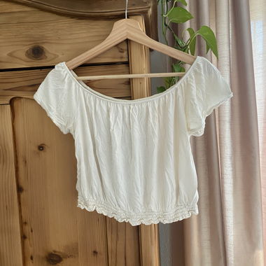 Schulterfreies h&m crop top