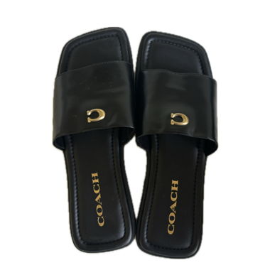 Black Coach Sandals