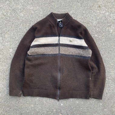 Veste en maille Lacoste vintage taille M