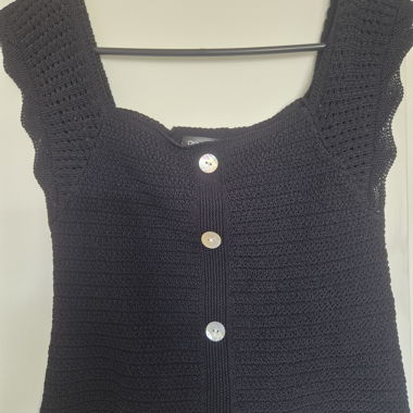 Top en crochet XS Chicorée