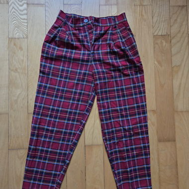 Karierte Hose Pull&Bear Gr. 36