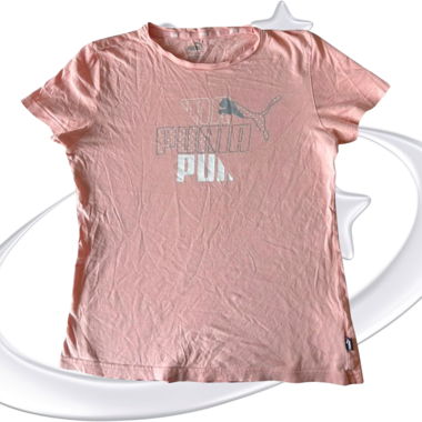 Pink Puma graphic t-shirt 