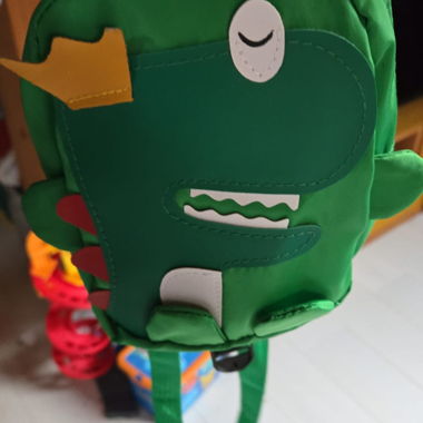 Petit sac à dos enfant dragon vert 