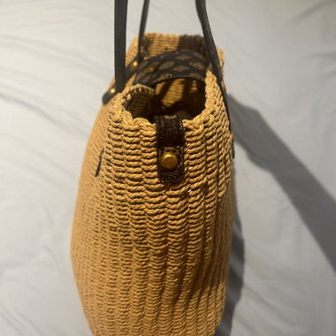 Borsa da spiaggia in paglia Guess