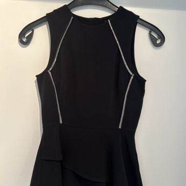 Top elegante nero