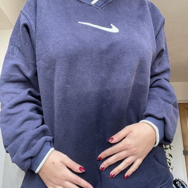 vintage blue nike sweatshirt