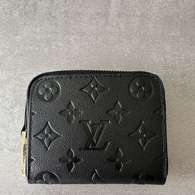 Porte-monnaie noir Louis Vuitton 