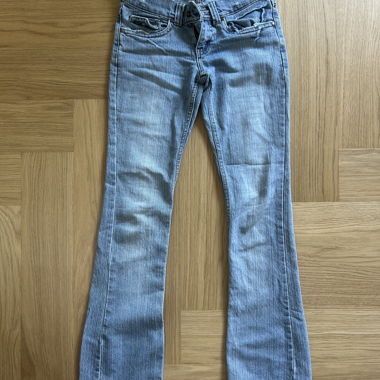 Damen Jeans mit Schlag (flare jeans y2k)