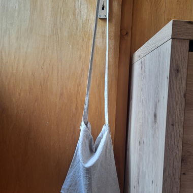 Beige Canvas Bag