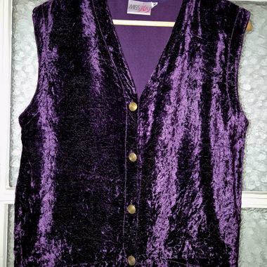 Vintage Velvet Vest