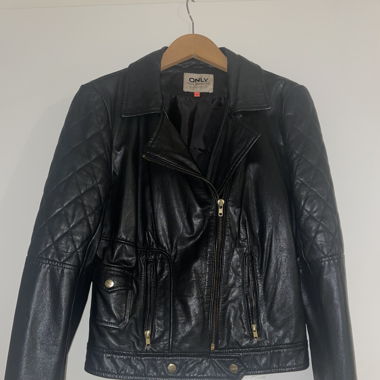 Vintage Black Leather Jacket