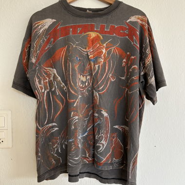 T-shirt Vintage Metallica à motif