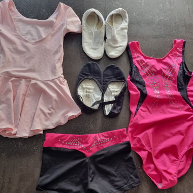Dance outfit set, size 7 years