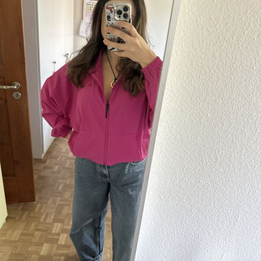 Pink lightweight Adidas jacket