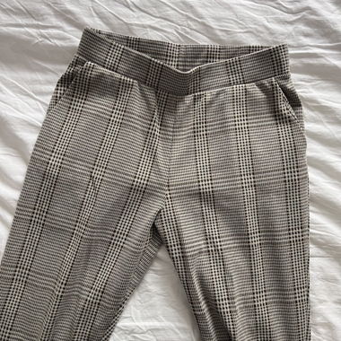 karrierte Chino Hosen