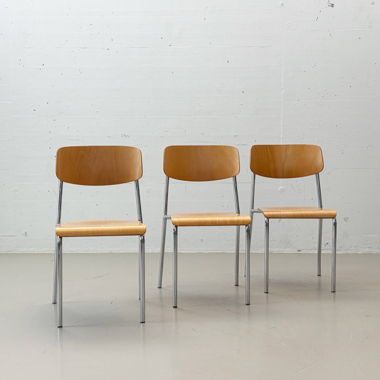 6x Stackable Chairs by Novex Ergonom AG, 1993