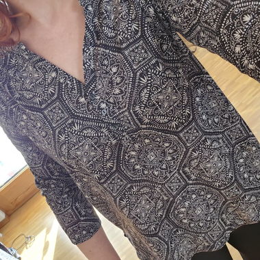 H&M gemusterte Bluse Gr. S